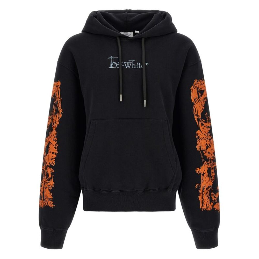 Off-White Black Cotton Men's Sweatshirt